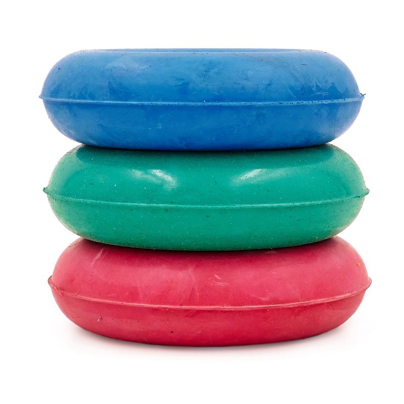 Еспандер кистьовий Кільце Кольорової (1шт) UR FI - 3546 (гума, d -3,5x8см, навантаження 20кг, бордовий)