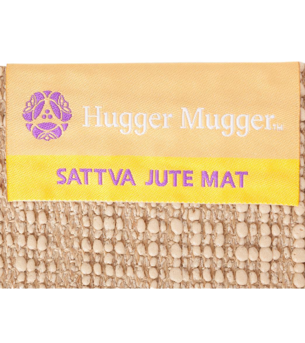 Килимок для йоги Hugger Mugger Sattva Jute Yoga Mat Бежевий