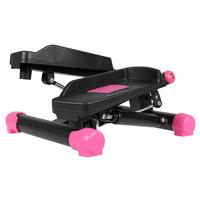 Степпер поворотний (міні-степпер) з еспандерами SportVida SV - HK0360 Black/Pink