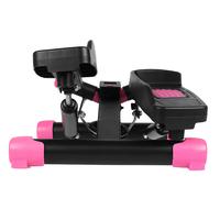 Степпер поворотний (міні-степпер) з еспандерами SportVida SV - HK0360 Black/Pink