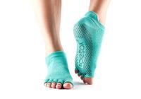 Шкарпетки для йоги ToeSox Half Toe Low Rise Grip Fishnet Lagoon S розмір