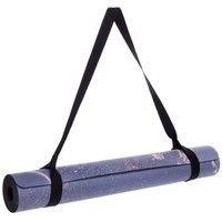Килимок для йоги замшевий Record FI - 3391-6 (розмір 1,83мx0,61мx3мм) Синій
