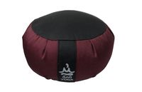 Подушка для медитації двоколірна Rao Бордово-чорна