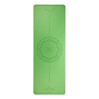 Каучуковий килимок для йоги Bodhi Фенікс Phoenix Yantra Mandala Зелений