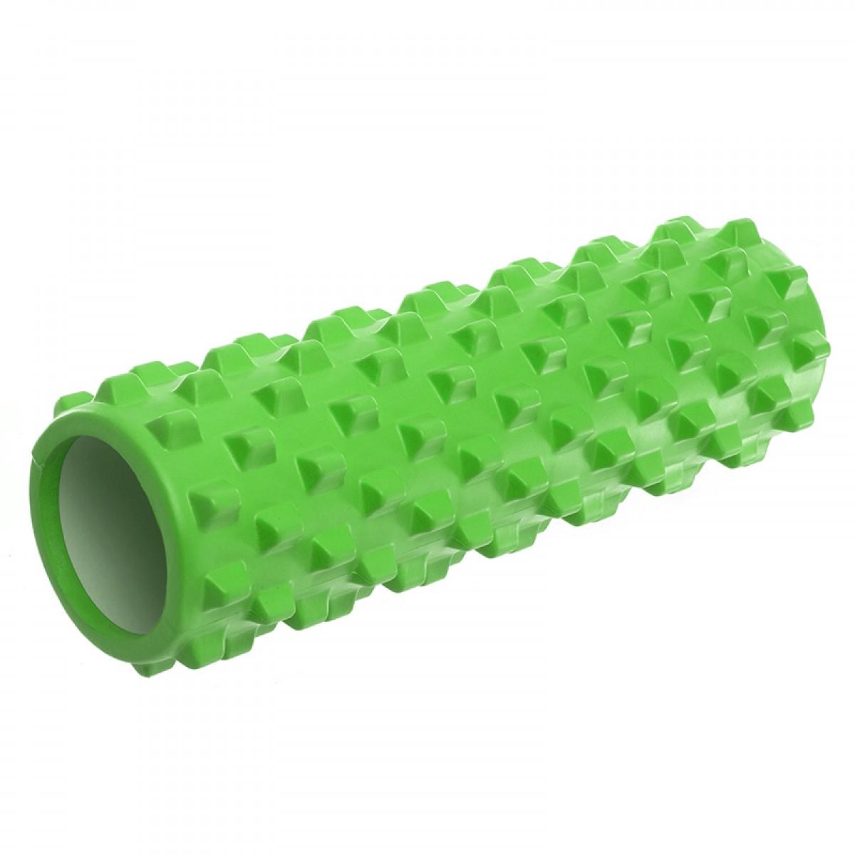 Ролик масажний Foam Roller Deep Tissue - 45 см Салатовий