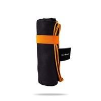 Спортивний рушник Quick-Drying Black/Orange - GymBeam