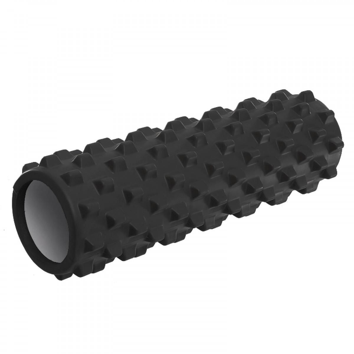 Ролик масажний Foam Roller Deep Tissue - 45 см Чорний