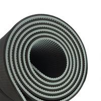 Килимок для йоги Dual Yoga Mat Grey/Black - GymBeam