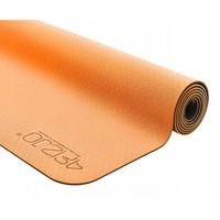 Килимок спортивний 4FIZJO TPE 4 мм для йоги та фітнесу 4FJ0337 Orange/Black