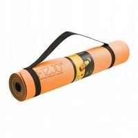 Килимок спортивний 4FIZJO TPE 4 мм для йоги та фітнесу 4FJ0337 Orange/Black