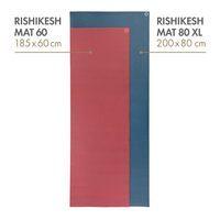 Килимок для йоги Bodhi Rishikesh Premium (Ришикеш) 60х183 см Чорний