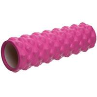 Роллер для йоги та пілатесу SP-Sport Grid Bubble Roller FI-6672-BUBBLE 45 см Рожевий