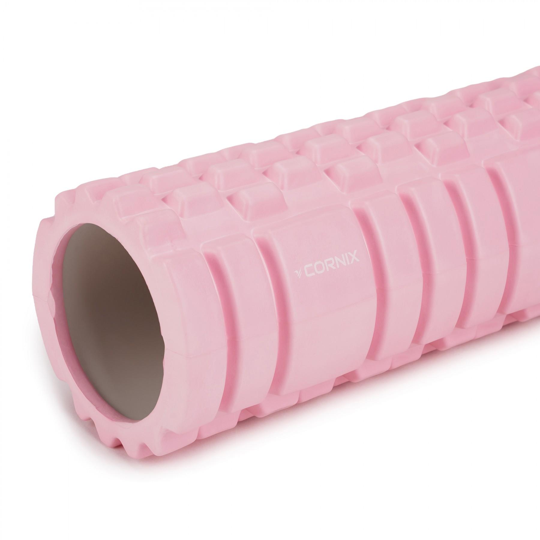 Масажний ролик Cornix EVA 33 x 14 см (валик, роллер) XR-0036 Light Pink