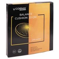 Балансувальна подушка-диск Cornix 33 см (сенсомоторна) масажна XR-0053 Grey