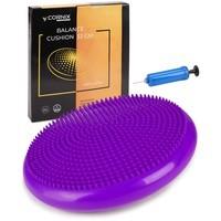 Балансувальна подушка-диск Cornix 33 см (сенсомоторна) масажна XR-0056 Violet