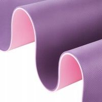 Килимок (мат) спортивний 4FIZJO TPE 180 x 60 x 1 см для йоги та фітнесу 4FJ0390 Violet/Pink