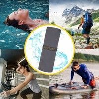 Рушник спортивний 4FIZJO 130 x 75 см з мікрофібри 4FJ0436 Grey