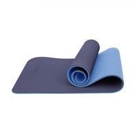 Килимок спортивний Cornix TPE 183 x 61 x 1 см для йоги та фітнесу XR-0092 Blue/Sky Blue