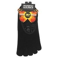 Шкарпетки для йоги з закритими пальцями SP-Planeta FI-9938 розмір 36-41 Чорний