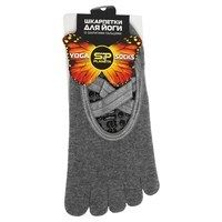 Шкарпетки для йоги з закритими пальцями SP-Planeta FI-9938 розмір 36-41 Сірий