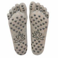 Шкарпетки для йоги з закритими пальцями SP-Planeta FI-9936 розмір 36-41 Сірий