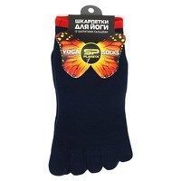 Шкарпетки для йоги з закритими пальцями SP-Planeta FI-9937 розмір 36-41 Темно-синій