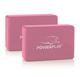 Блок для йоги PowerPlay 4006 Yoga Brick Рожевий (пара)