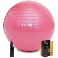 М'яч для фітнесу (фітбол) Cornix 75 см Anti-Burst XR-0024 Pink