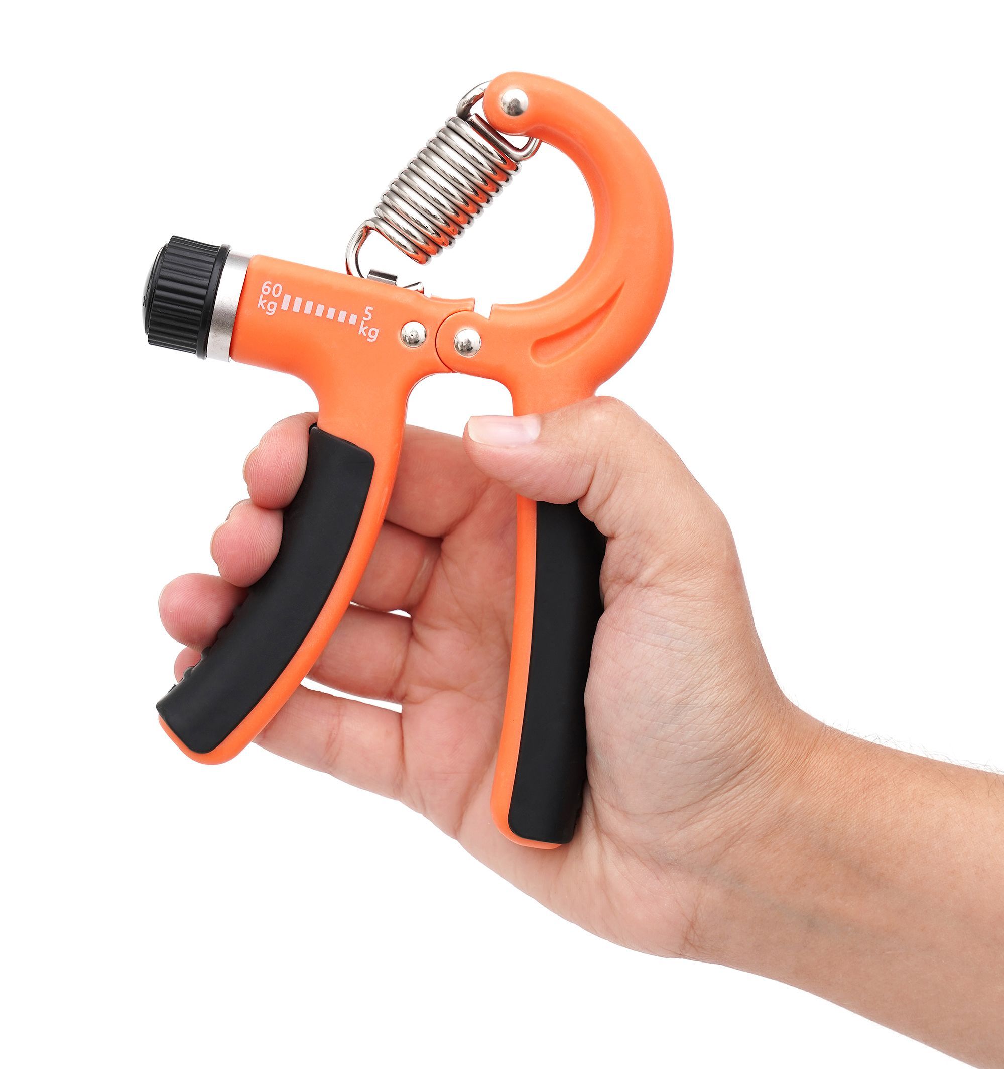 Еспандер кистьовий Cornix 5-60 кг з регульованим навантаженням XR-0143 Orange/Black