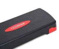 Степ-платформа 2-ступінчаста Cornix 68 х 28 х 10-15 см XR-0190 Black/Red