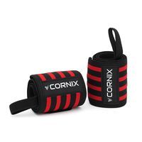 Бинти для зап'ясть (кистьові бинти) Cornix Wrist Wraps XR-0195 Black/Red