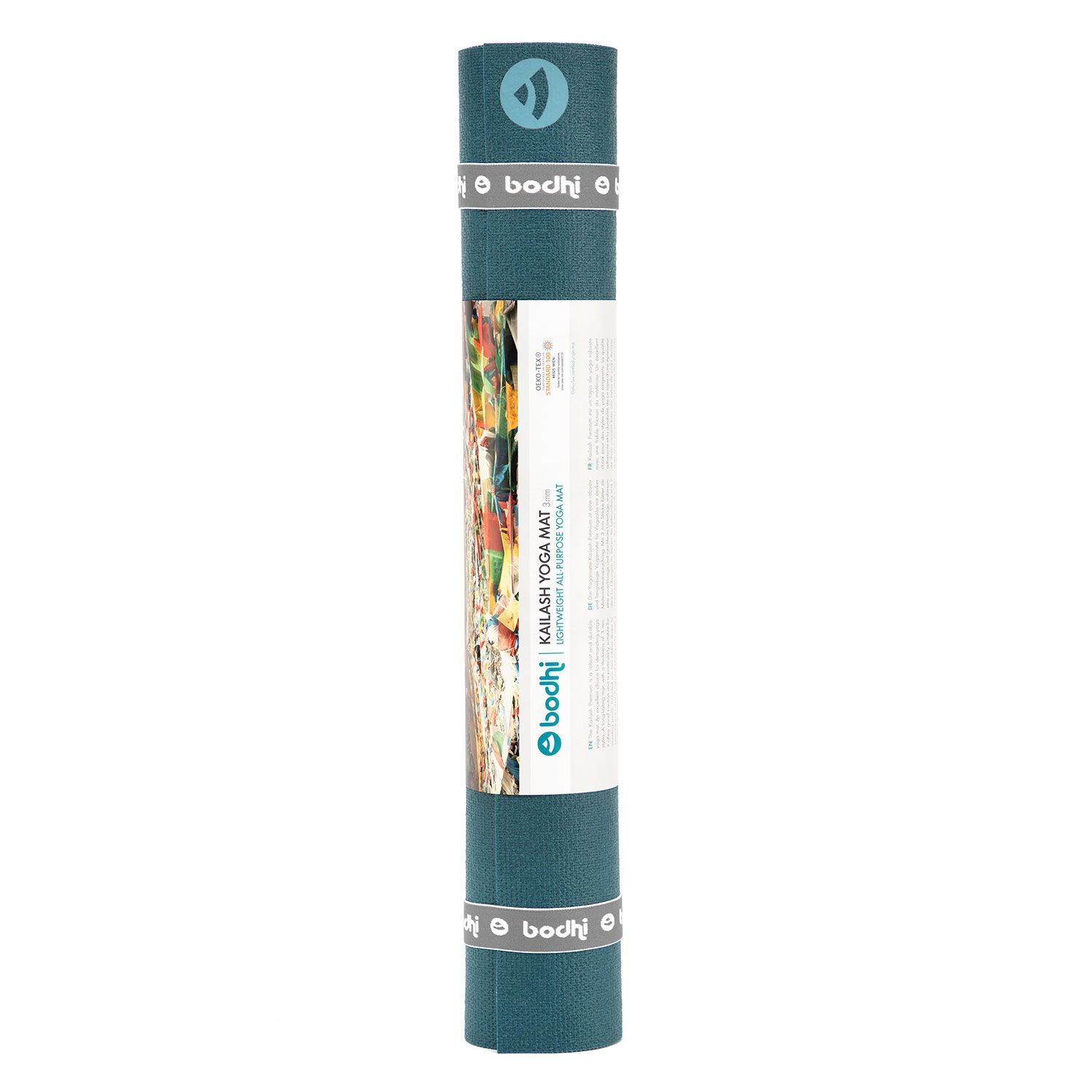 Килимок для йоги Bodhi Kailash Premium 200 см Синій