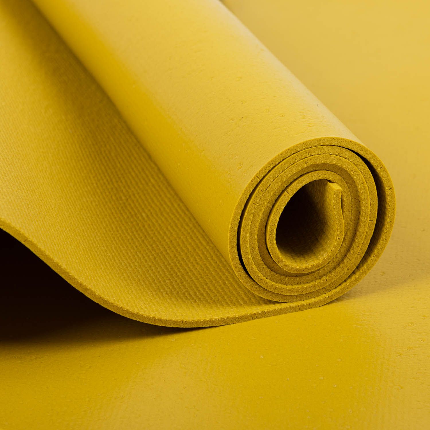 Килимок для йоги Bodhi Rishikesh Premium (Ришикеш) 60х183 см Гірчичний