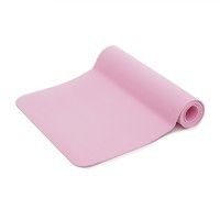 Килимок (мат) спортивний SportVida TPE 183 x 61 x 0.4 см для йоги та фітнесу SV-EZ0050 Pink