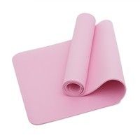 Килимок (мат) спортивний SportVida TPE 183 x 61 x 0.4 см для йоги та фітнесу SV-EZ0050 Pink