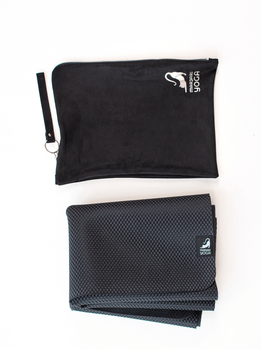 Складний килимок для йоги Marjari Travel Black