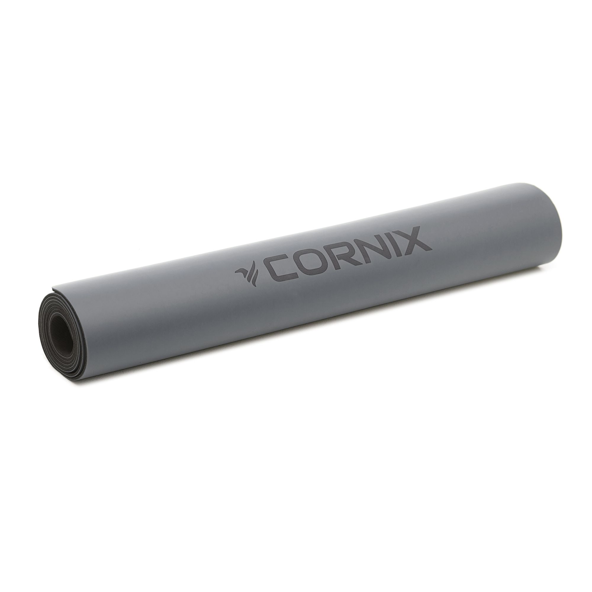 Килимок спортивний Cornix PU 183 x 68 x 0.4 см для йоги та фітнесу XR-0320 Grey