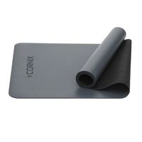 Килимок спортивний Cornix PU 183 x 68 x 0.4 см для йоги та фітнесу XR-0320 Grey