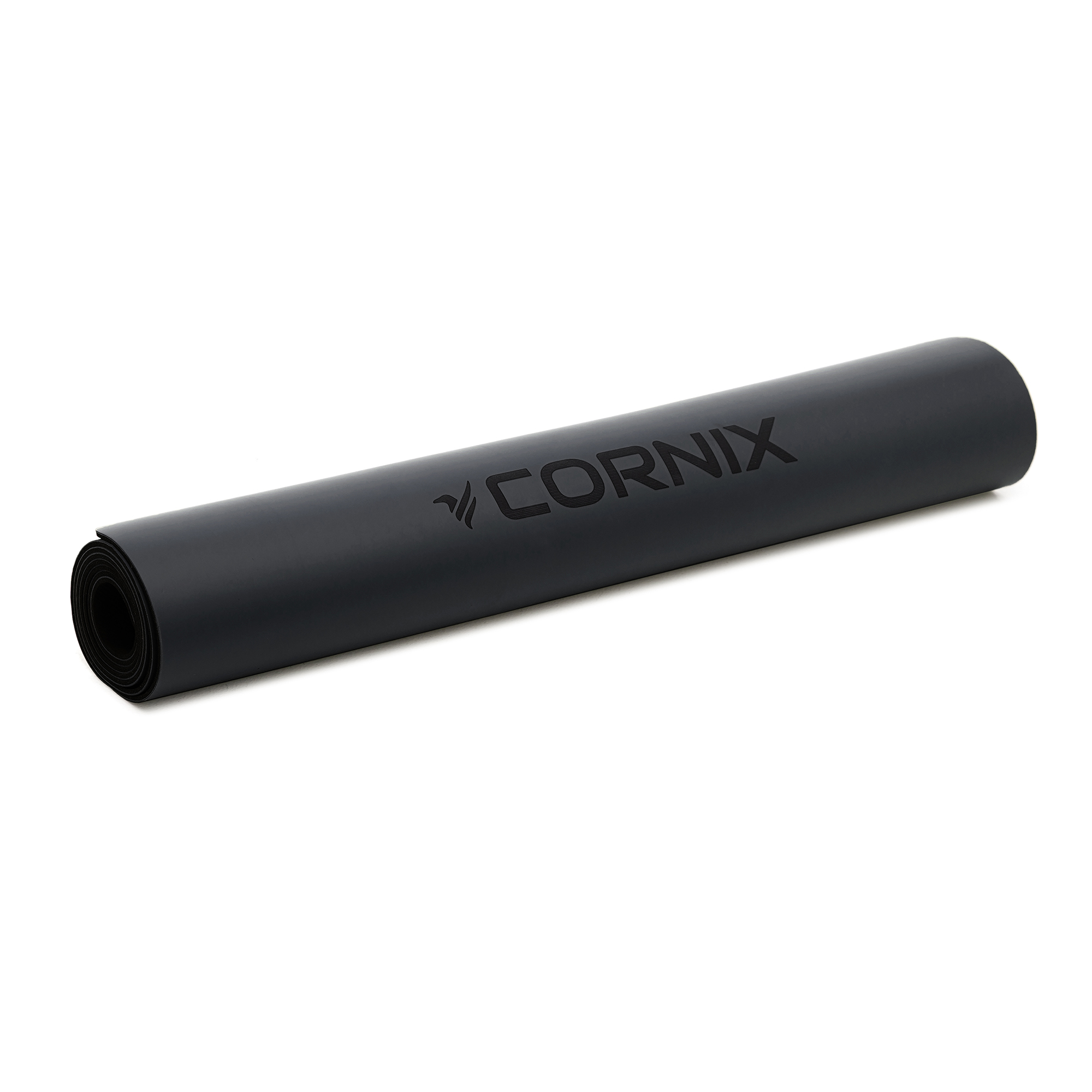 Килимок спортивний Cornix PU 183 x 68 x 0.4 см для йоги та фітнесу XR-0317 Black
