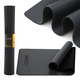 Килимок спортивний Cornix PU 183 x 68 x 0.4 см для йоги та фітнесу XR-0317 Black