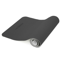 Килимок спортивний Cornix TPE 183 x 61 x 0.6 см для йоги та фітнесу XR-0349 Black/Grey