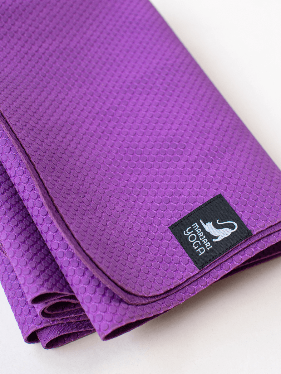 Складний килимок для йоги Marjari Travel Purple