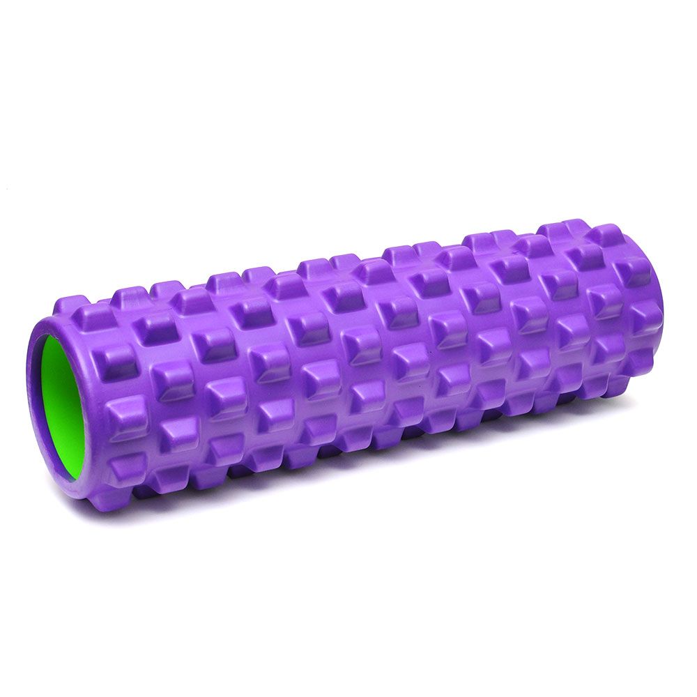 Ролер для йоги та пілатесу Gemini Grid Bubble Roller G0010-R Фіолетовий