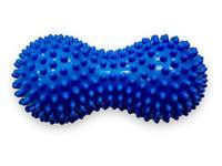 Арахіс масажер для спини подвійний їжачок PVC 17х6, 5см Gemini GD002 Синій