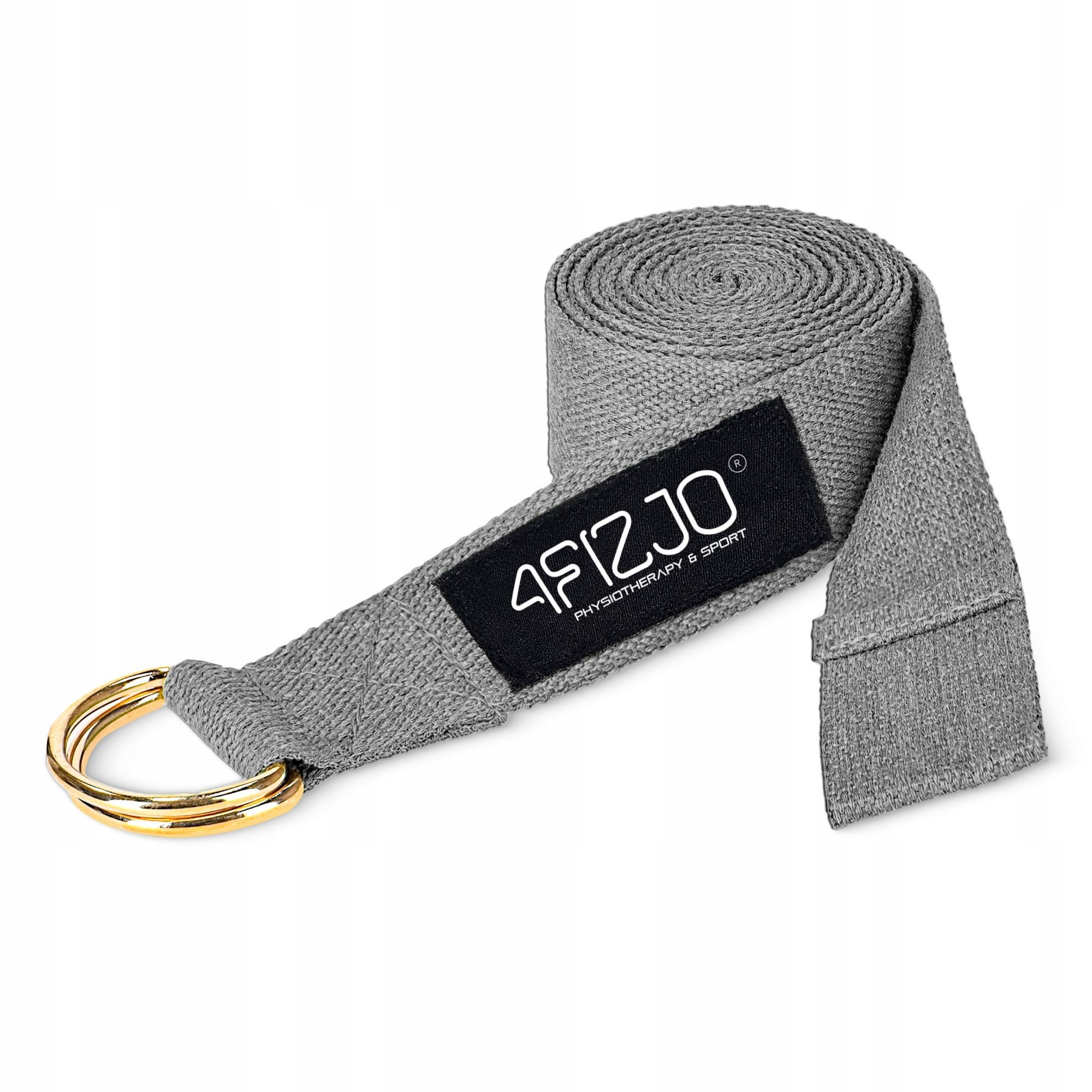 Ремінь для йоги 4FIZJO 300 см Grey (P-5907739315380)