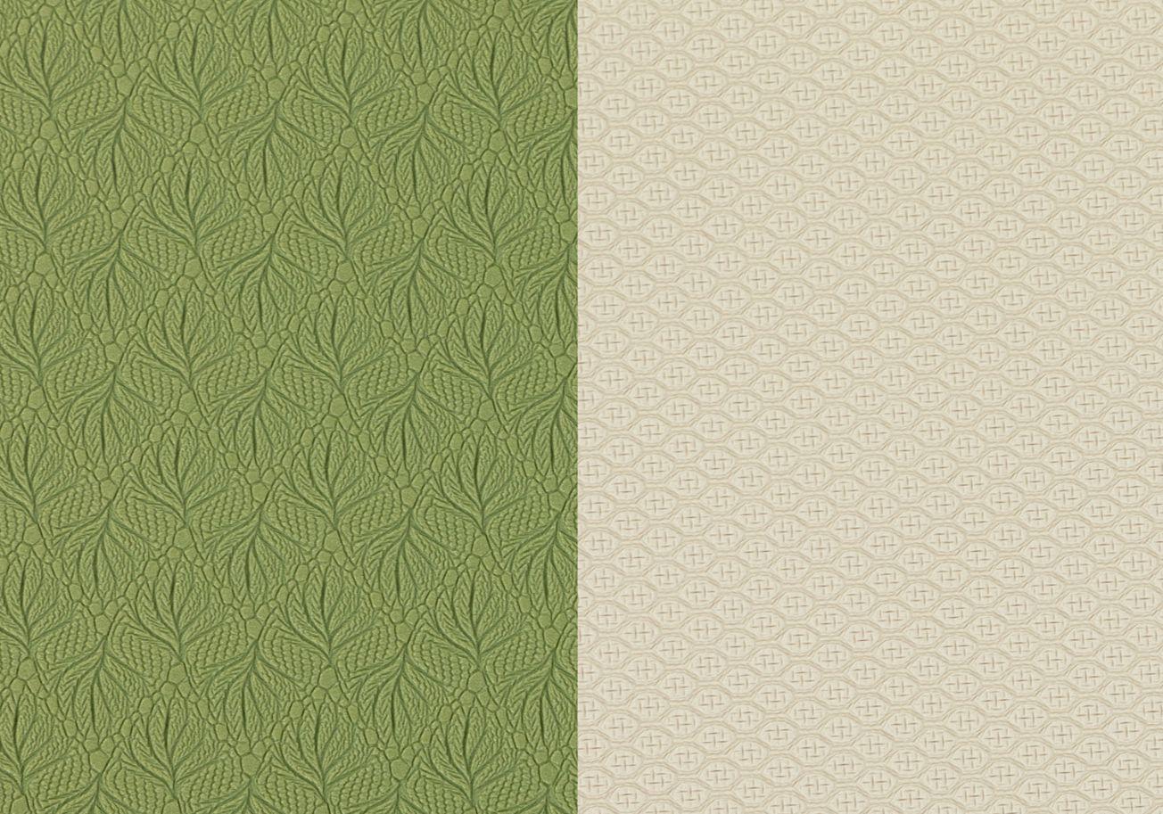 Килимок для йоги з TPE Flow Bodhi Оливковий/Пісочний