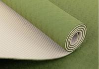 Килимок для йоги з TPE Flow Bodhi Оливковий/Пісочний