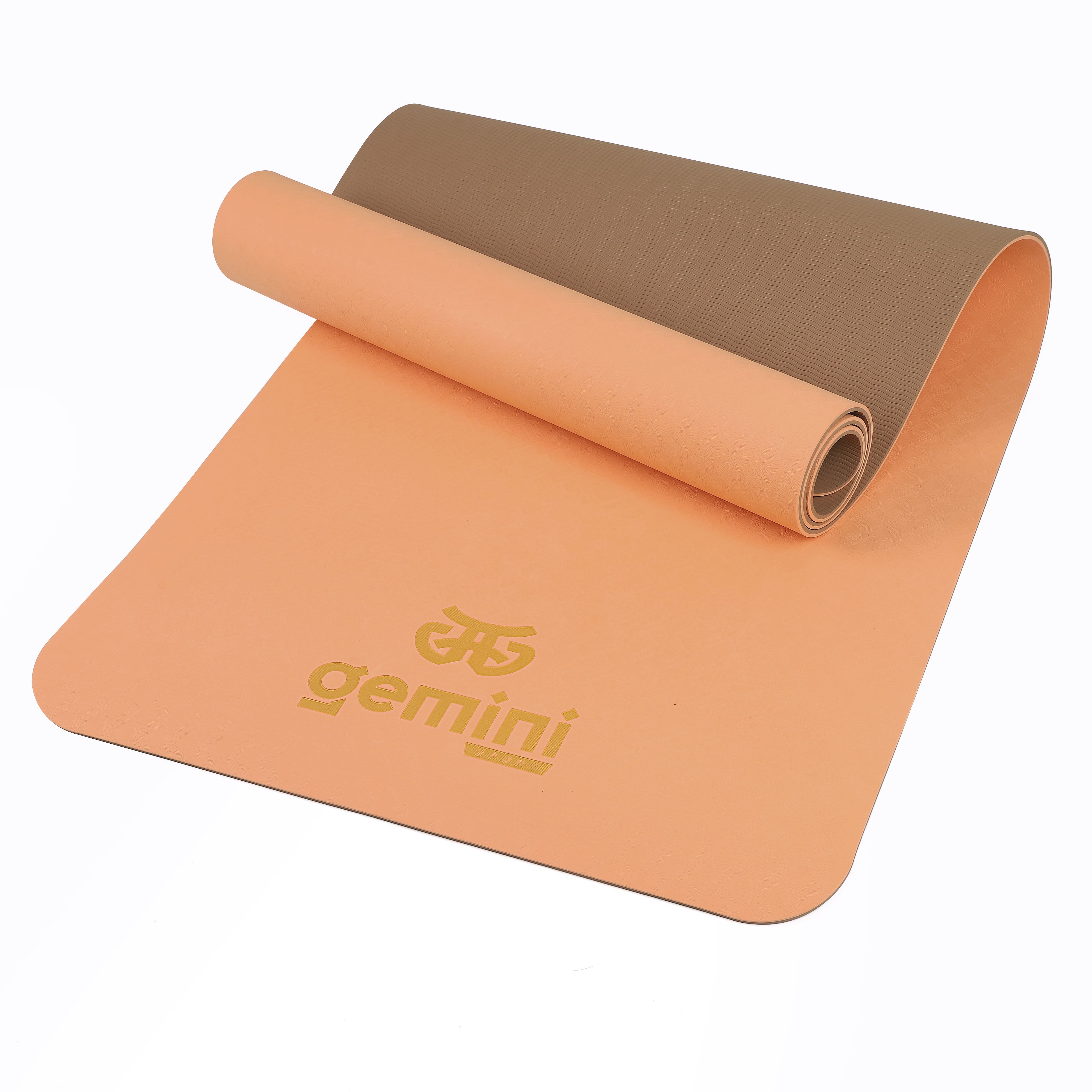 Килимок для фітнесу та йоги Gemini Sport TPE+TC 6мм GE-60026