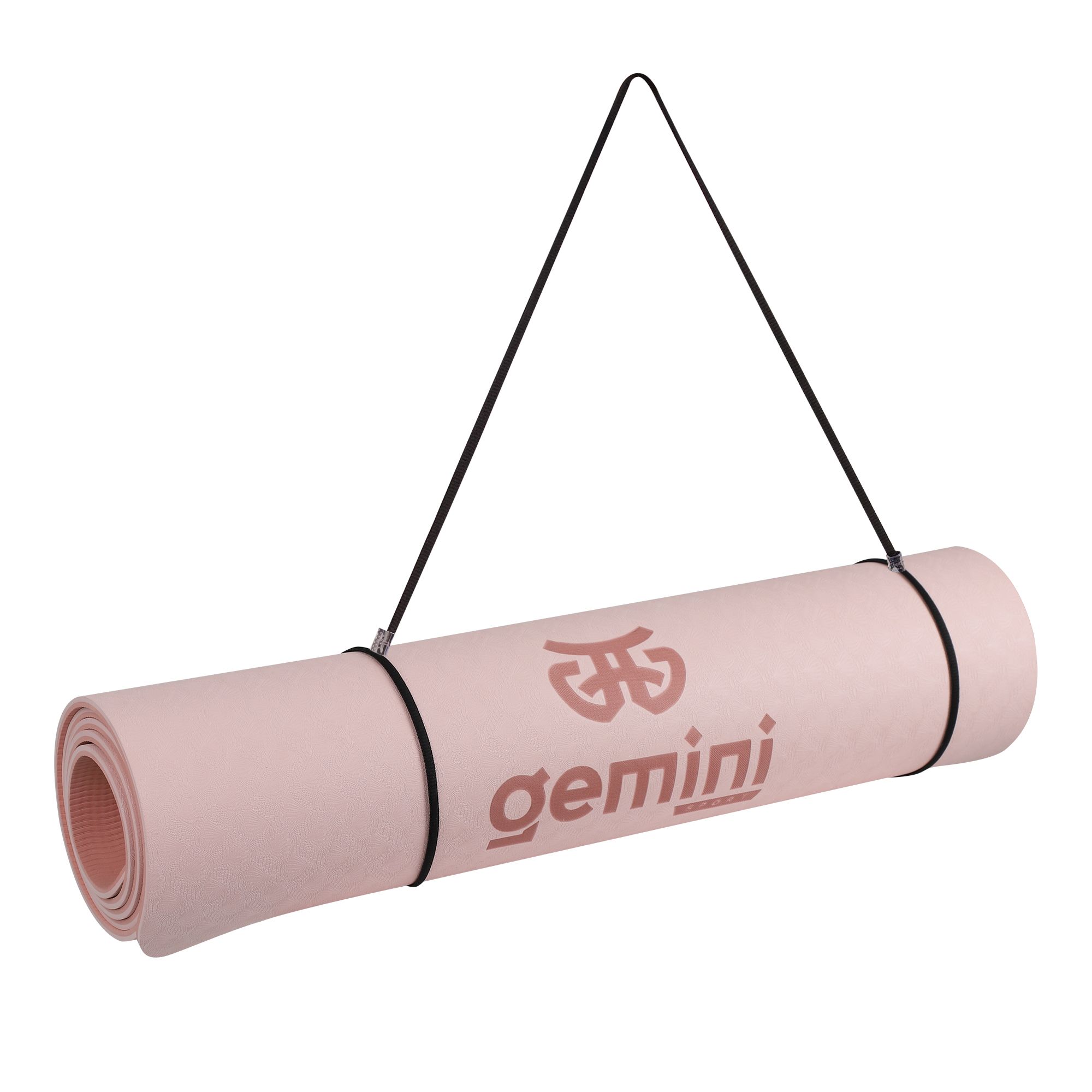 Килимок для фітнесу та йоги Gemini Sport TPE+TC 6мм GE-60027