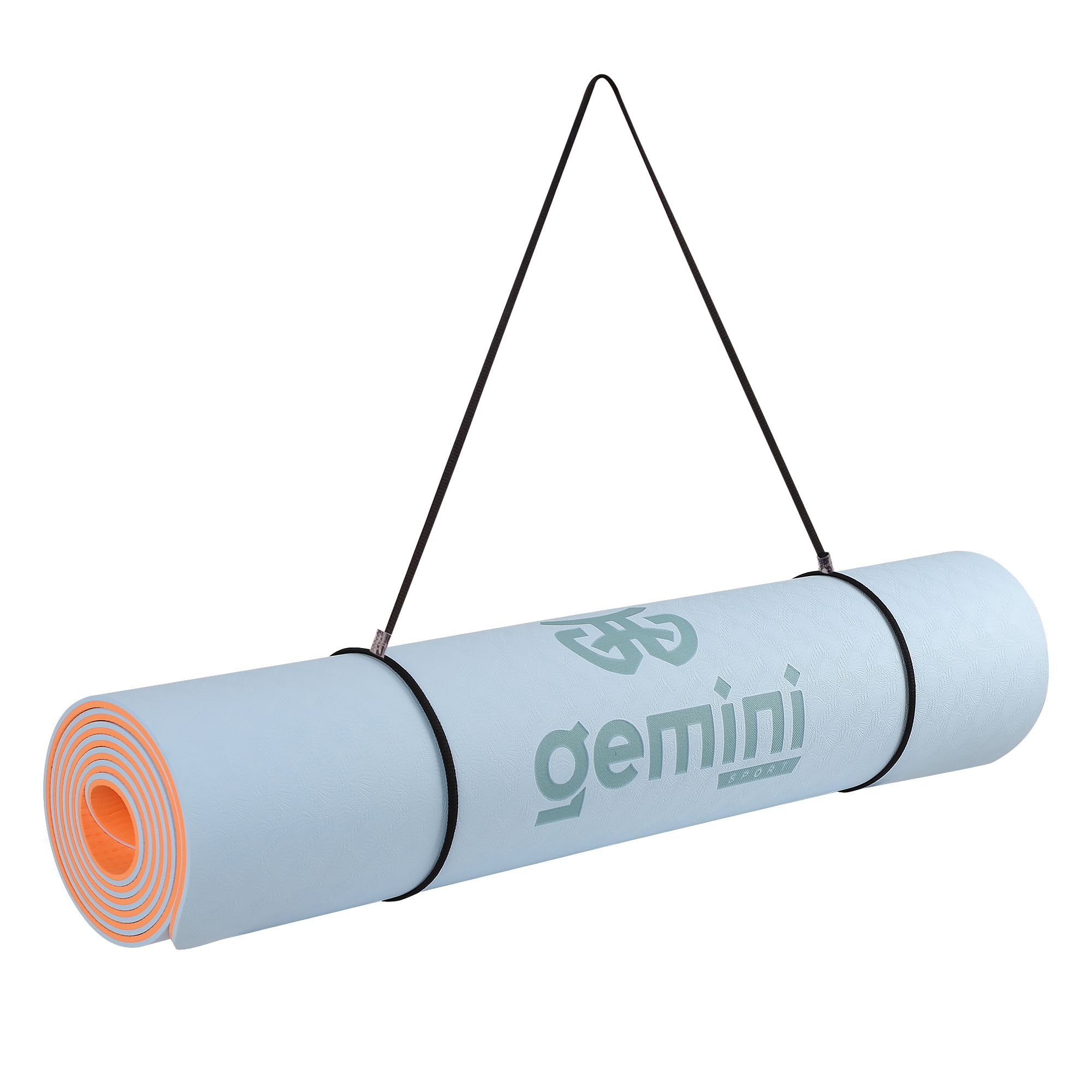 Килимок для фітнесу та йоги Gemini Sport TPE+TC 6мм GE-60029